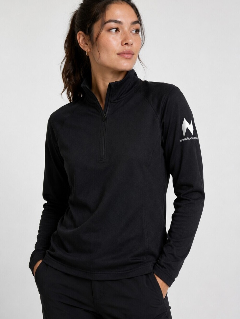 Stormtech Women’s Black 1/4 Zip Performance Pullover NWT Size L